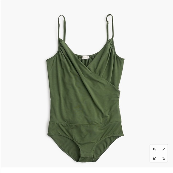 J. Crew Tops - J.crew drapey wrap front cami bodysuit J. Crew Tops - J.crew drapey wrap front cami bodysuit